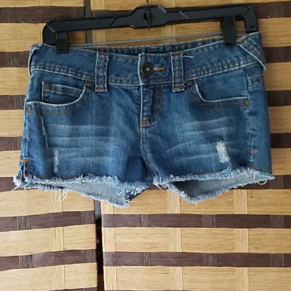 Guess Women's Blue Denim Jean Shorts